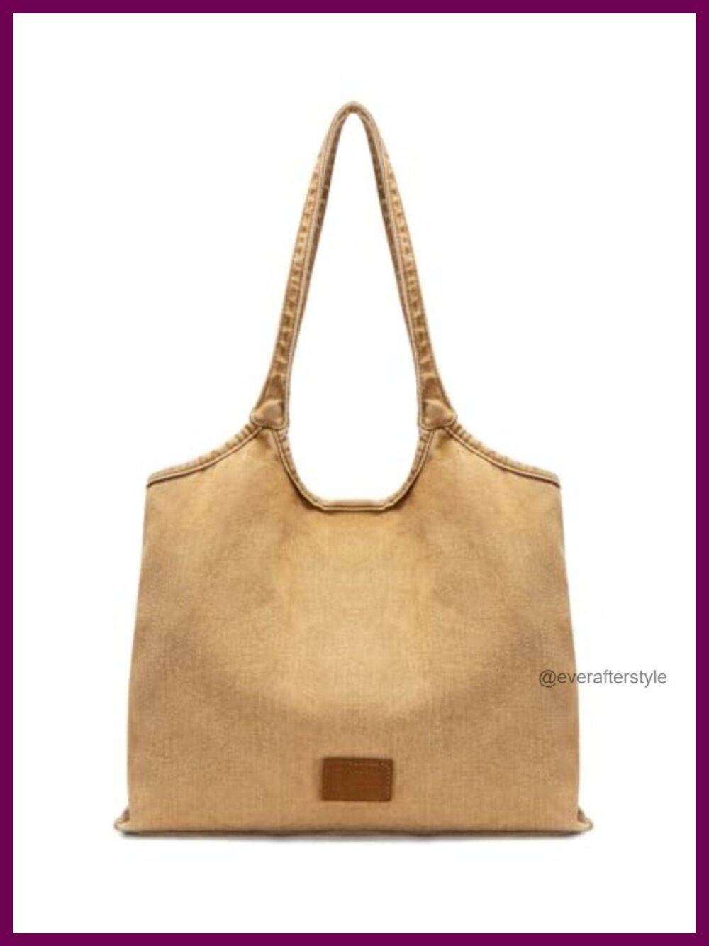 Denim Tote Bag for Women - Hobo Shoulder Handbag Fits 15" Laptop